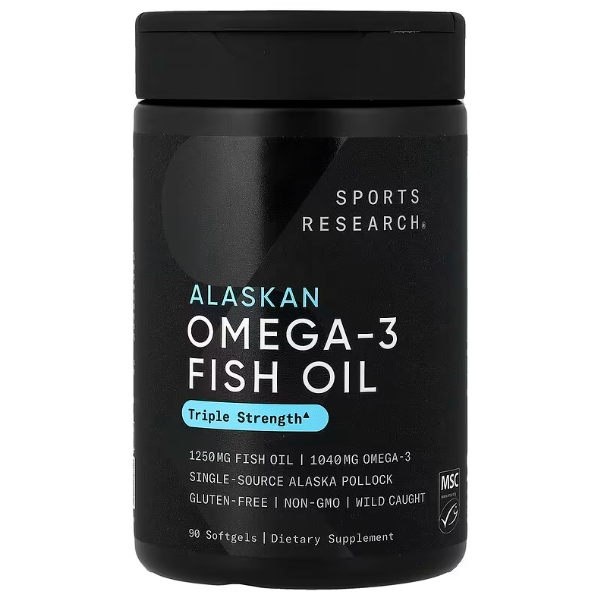 Sports Research Риб'ячий жир Omega - 3 fish oil 1040 mg 90 soft