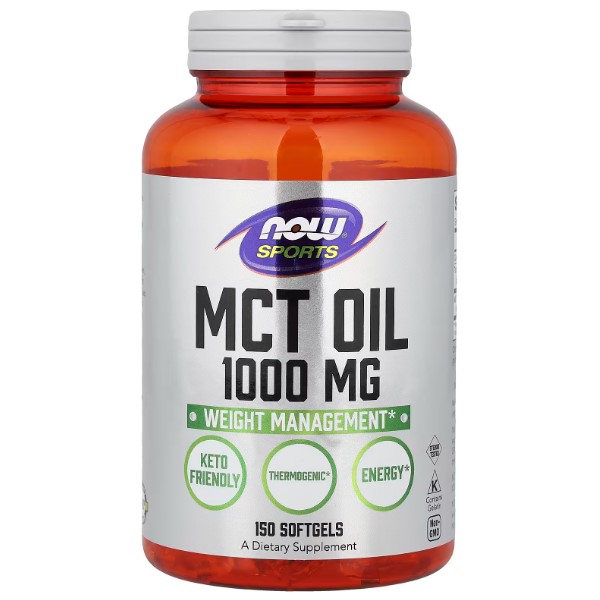 NOW Клітинна енергія MCT Oil 1000 mg 150 soft