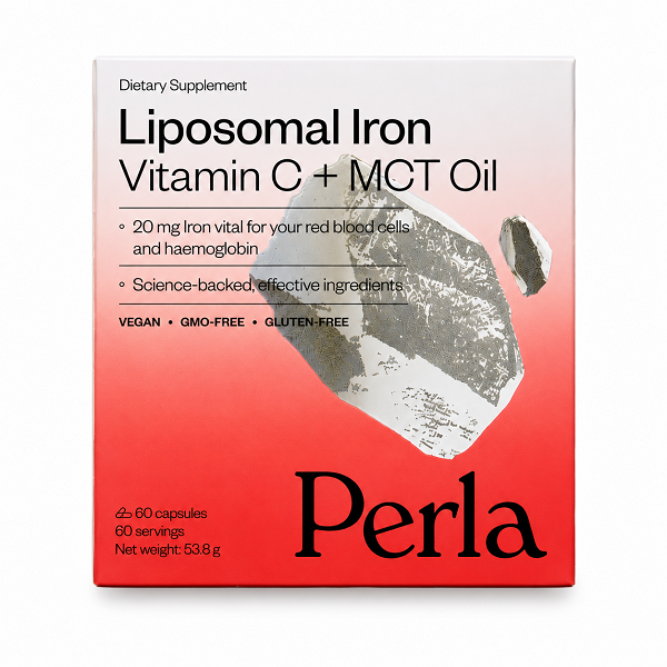 PerlaHelsa Мінерали Liposomal Iron + С + MCT oil 60 caps