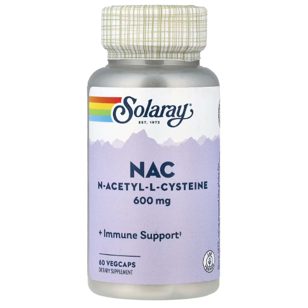 Solaray Детокс NAC 600 mg 60 caps