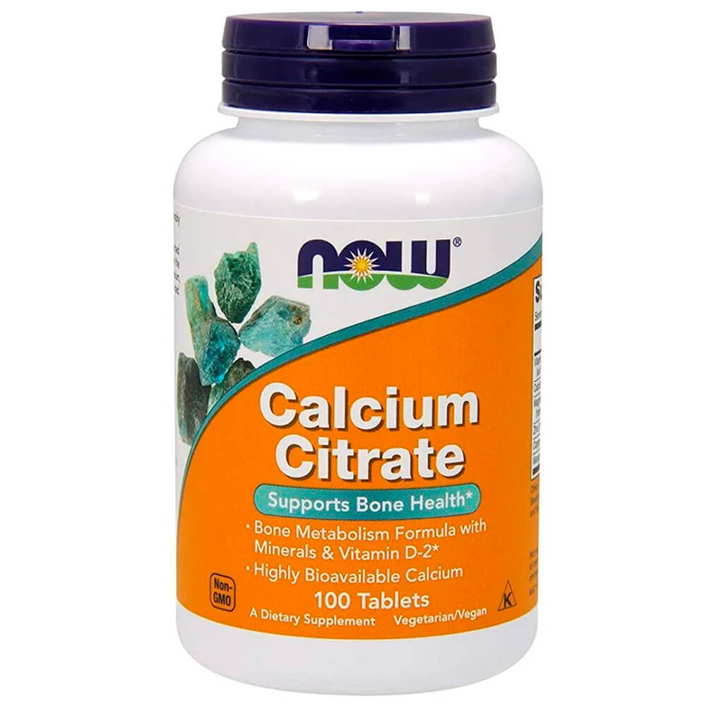 NOW Здоров'я кісток Calcium Citrate 100 tabs