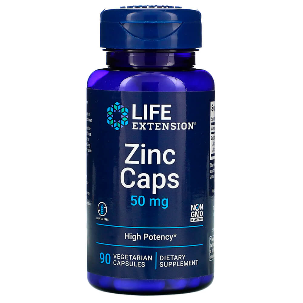 LIFE EXTENSION Мінерал Zinc Caps 50 mg
