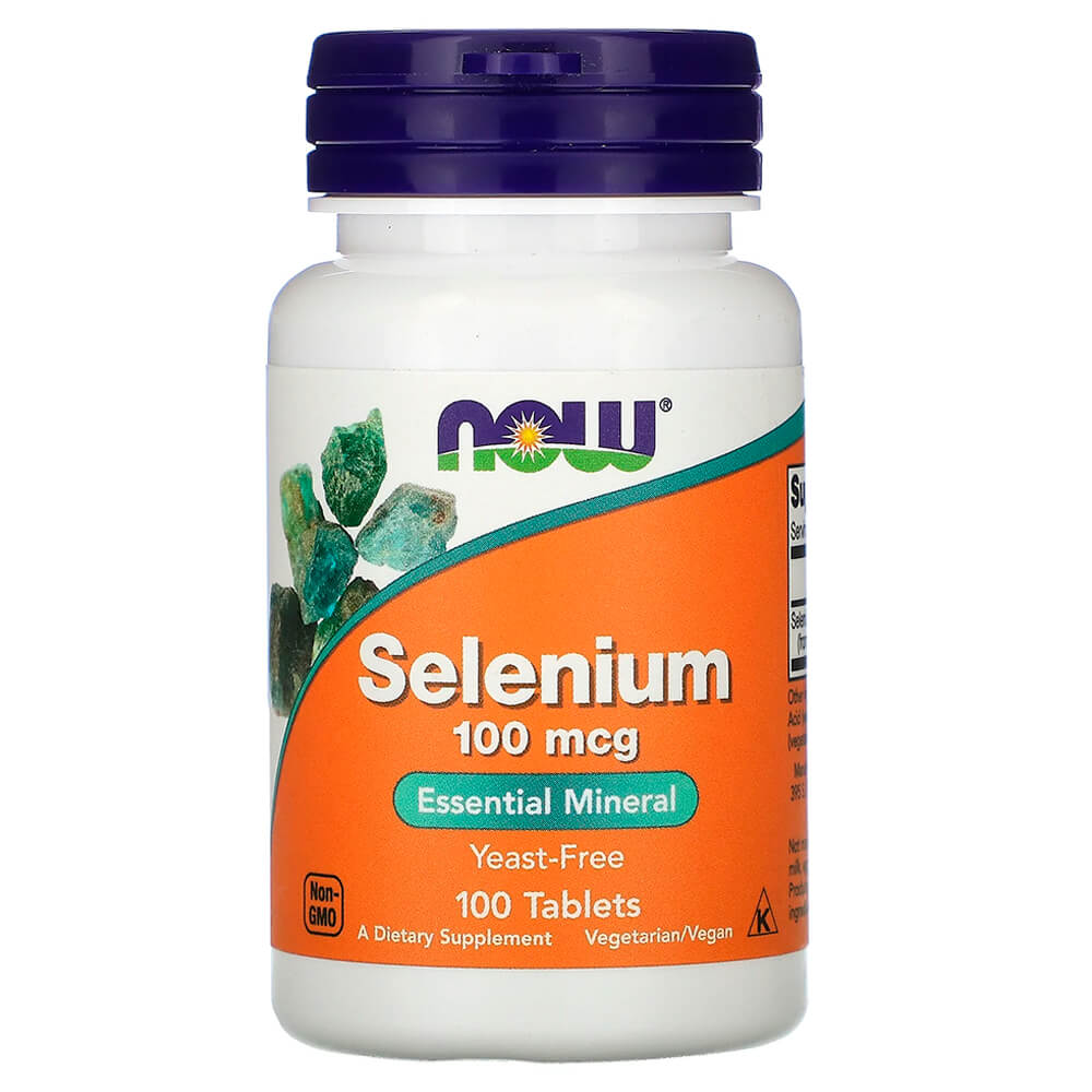 NOW Мінерали Selenium 100 mcg 100 tabs