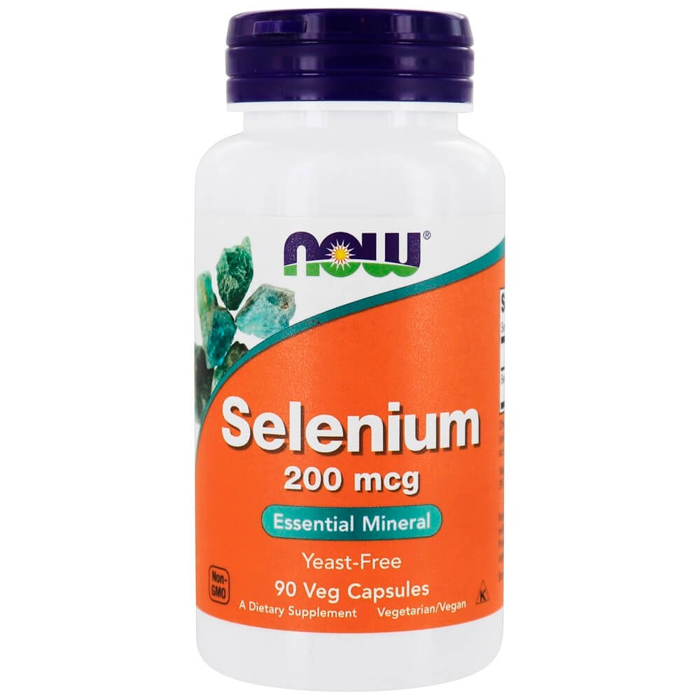 NOW Мінерали Selenium 200 mcg 90 vcaps