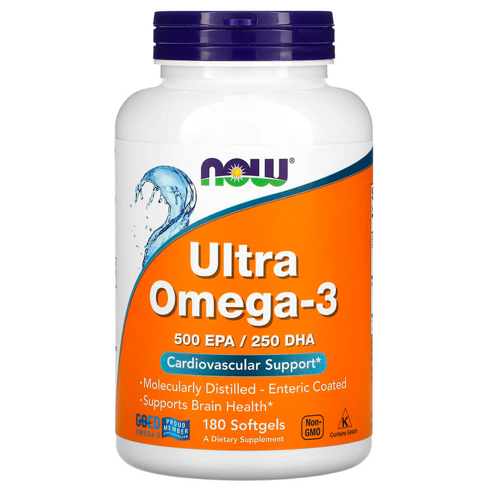 NOW Серце Ultra Omega 3 180 softgels