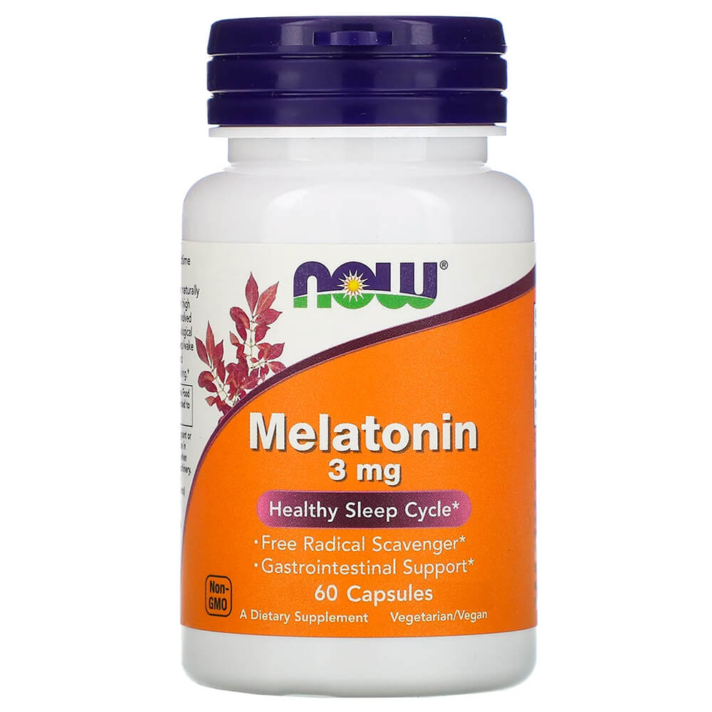 NOW Сон Melatonin 3mg 60 caps