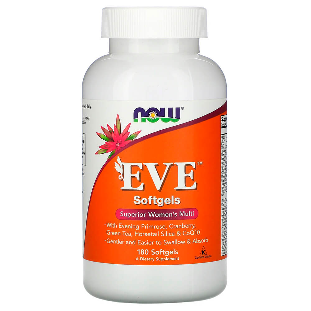 NOW Вітамінно-мінеральний комплекс для жінок Eve 180 softgels