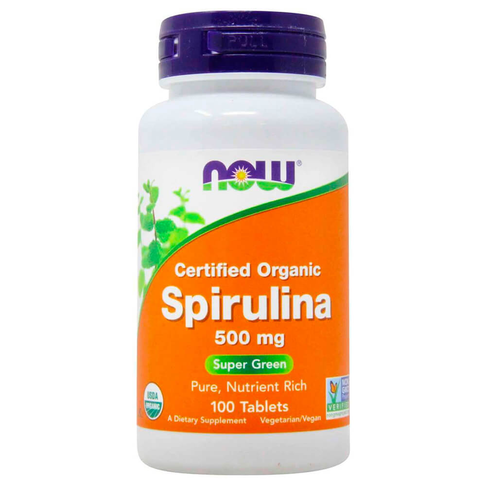NOW Spirulina 500 mg 100 tabs