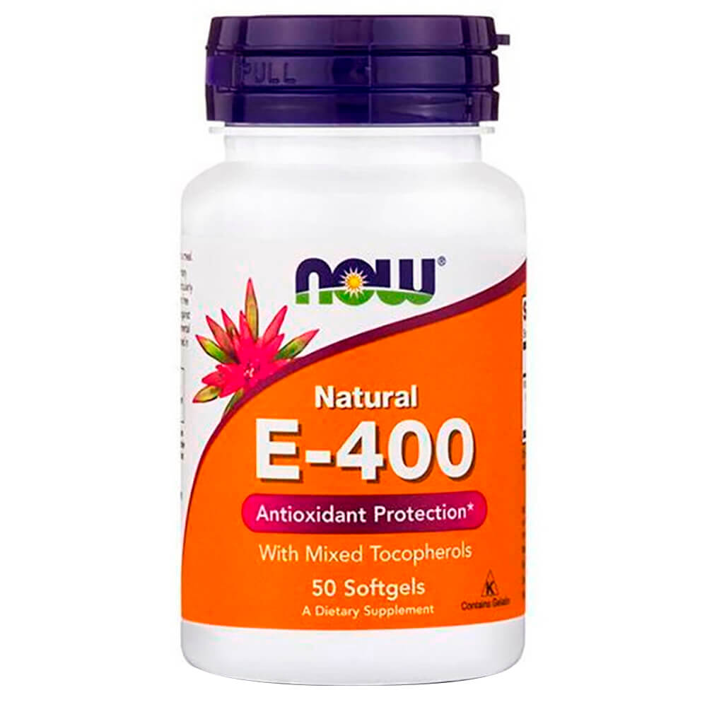 NOW Вітамін E-400 50 softgels