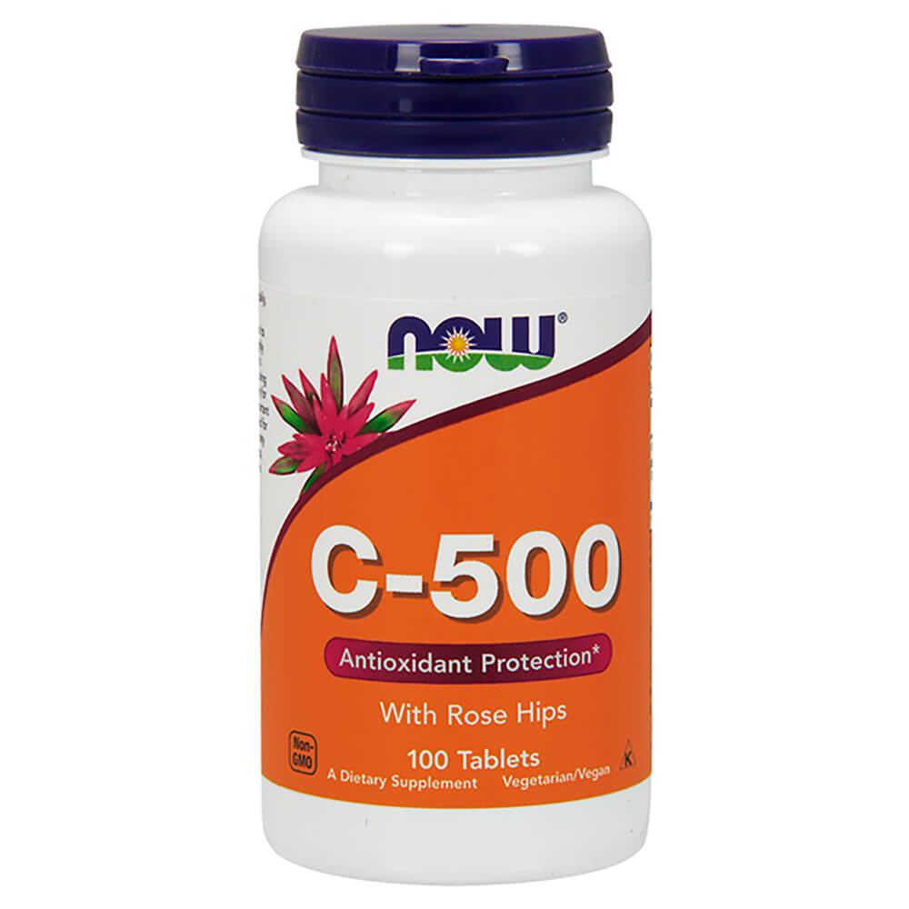 NOW Вітаміни, імунітет C-500, 100 tabs