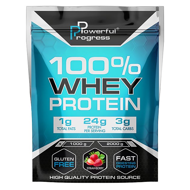 Powerful Progress Протїин 100% WHEY Protein 1 kg