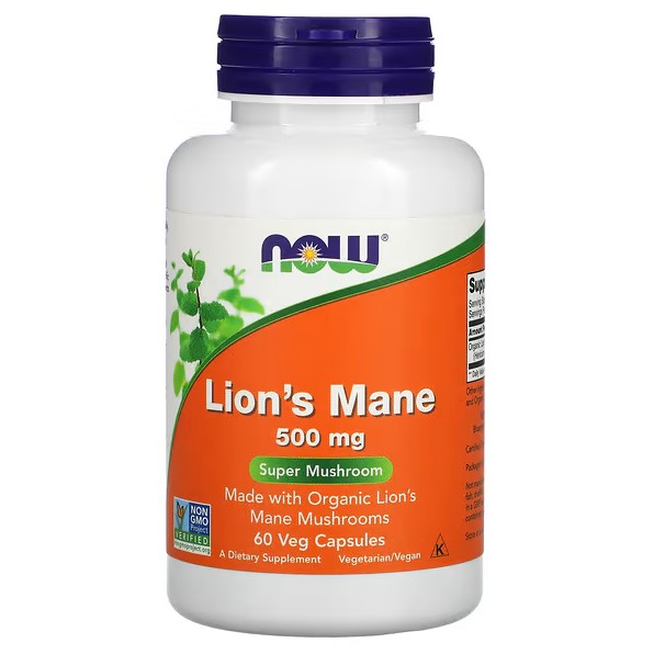 NOW Адаптоген Lion's Mane 500 mg 60 caps