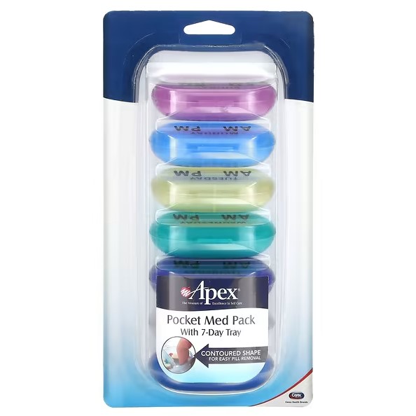 Apex Кишенькові таблетниці Pocket Med Pack with 7-day Tray