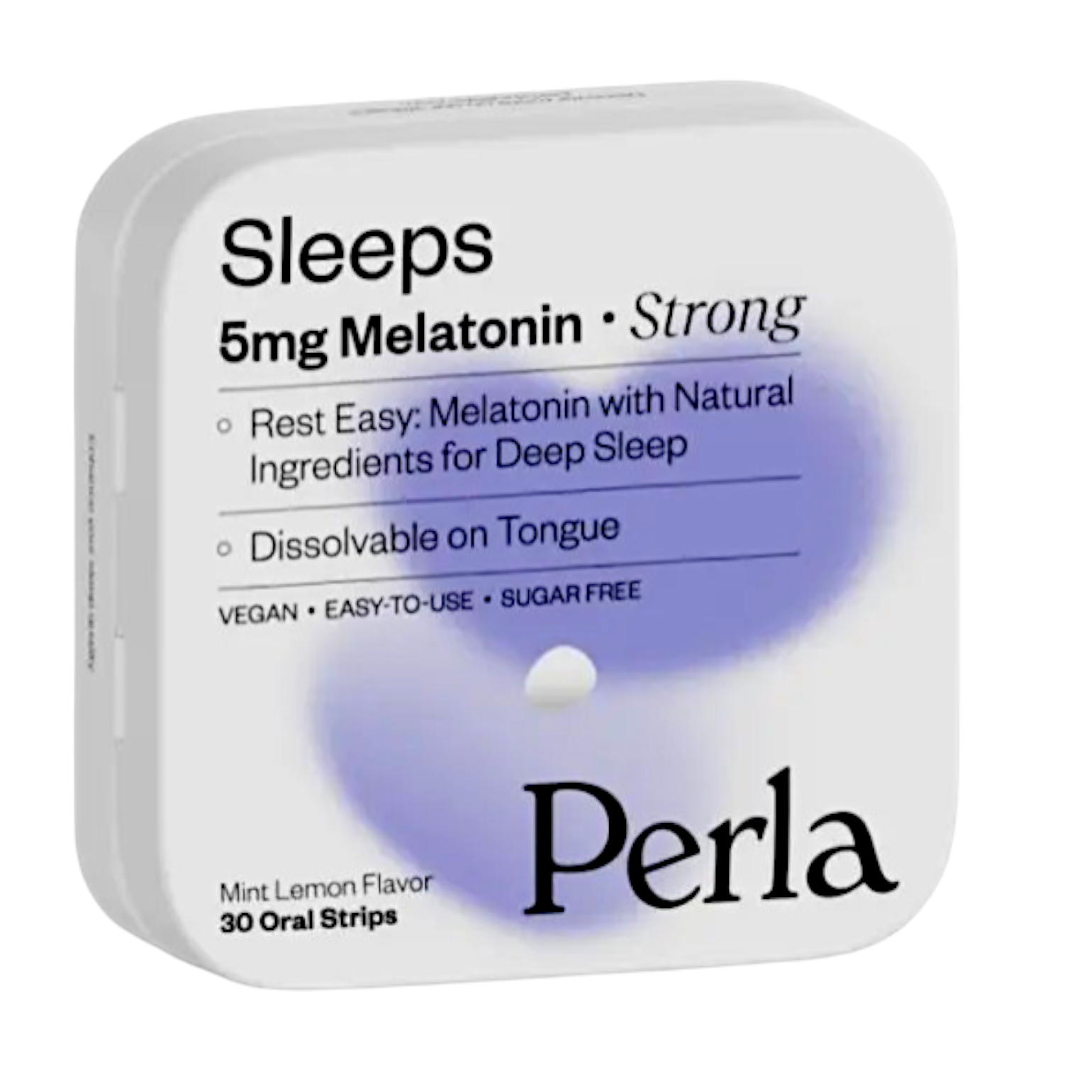 PerlaHelsa Сон Sleeps Melatonin 5 mg Mint Lemon flavor 30 oral strips